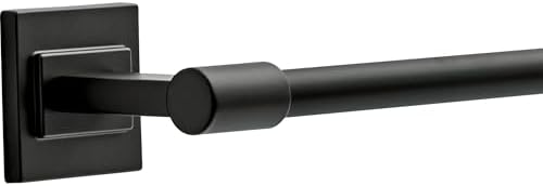delta faucet mclaren 3-piece bathroom set, matte black, side view