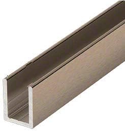 Brixwell SDCD38BBRZ-CCP12 Brushed Bronze 3/8" Fixed Panel Shower Door Deep - Image 6