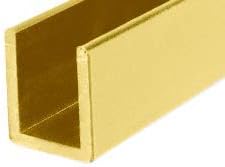 Brixwell SDCD38BGA-CCP23-XCP10 Brite Gold Anodized 3/8" Fixed Panel Shower Door - Image 7