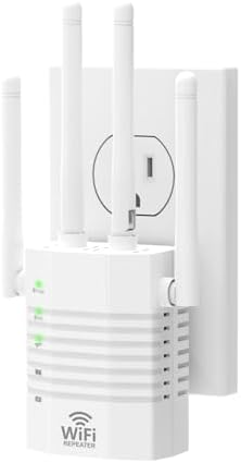 WiFi Extender Supports 105 Devices, 1.2Gbps Home Signal Booster, WiFi Extender by GEYILO