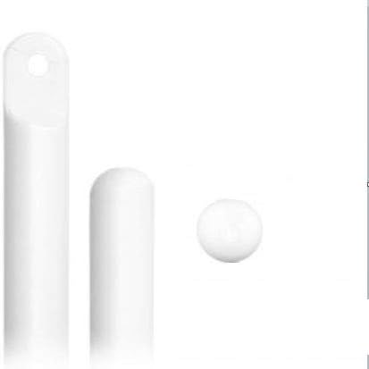 New Blind Wand/Rod - Color White- High Strength (12" White 4 Pack)