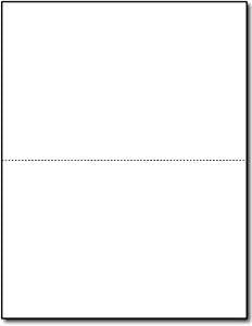 W-2 and 1099 Forms Blank Paper 2-Up Version "NO Instructions on Back" by NextDayLabels