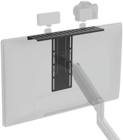 Mount Plus MDS12-2 All-In-One VESA Compatible Monitor Shelf by MountPlusForHomeOffice