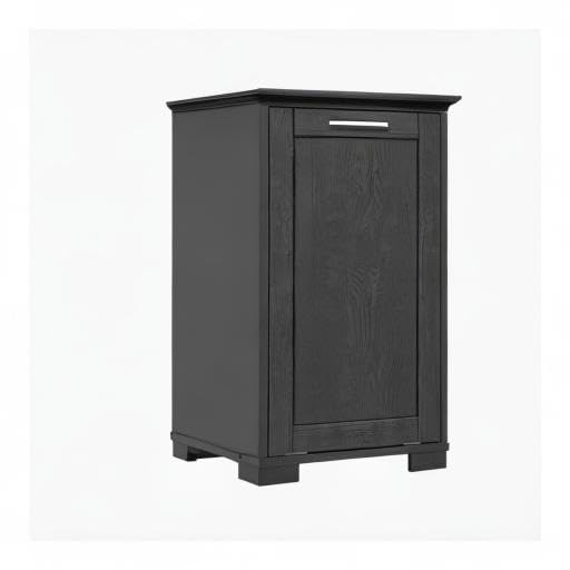 OLD CAPTAIN Wooden Tilt Out Trash Cabinet, Wooden Kitchen Garbage Can Free - Image 8