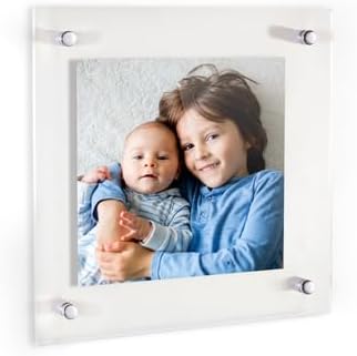 ArtToFrames 12x12 Inch Double Panel Floating Acrylic Picture Frame comes by ArtToFrames