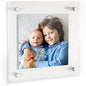 ArtToFrames 12x12 Inch Double Panel Floating Acrylic Picture Frame comes by ArtToFrames