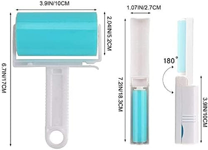 Sticky Lint Roller 3 Pack, Reusable Washable Lint Roller Pet Hair Remover - Image 5