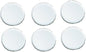 Biedermann & Sons 4-Inch Round-Shaped Beveled Mirror Plates, Set of 6