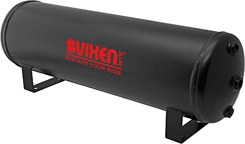 vixen air 12v air suspension kit with 200 showing dimensions