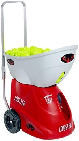 LOBSTER Sports Elite Tennis Ball Machine - Auto Portable Tennis Ball Launcher...