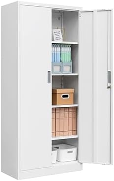 Storage Cabinet, 72 Inch Tall Metal Storage Cabinet by TaskStorz