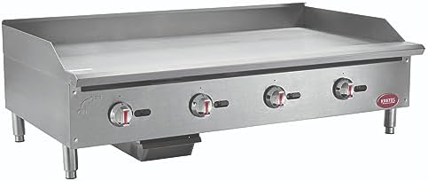 Kratos 48" Wide Commercial Countertop Griddle, Gas Hot Plate by Kratos