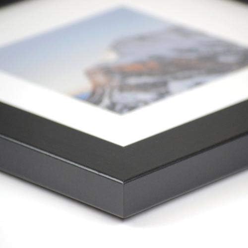 Frame It Easy 33 x 10 Black Wood Frame - Image 3