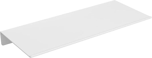Danpoo White Floating Shelf for Wall Storage, Metal Wall Shelf for Living by Danpoo-ForYourHome