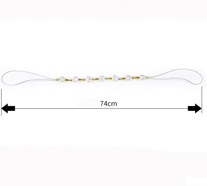 Elastic Crystal Bead Curtain Strap Storage Accessory
