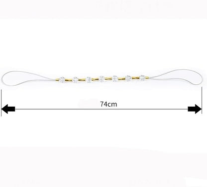 Elastic Crystal Bead Curtain Strap Storage Accessory
