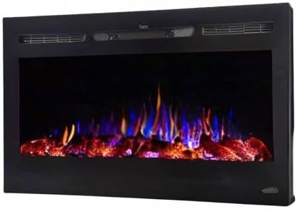 Touchstone Smart Electric Fireplace-The Sideline 36" Wide-in Wall Recessed - Image 11