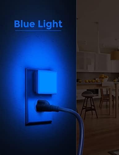 L LOHAS LED Blue Night Lights Plug into Wall 6-Pack, 0.3W Plug in Night Light - Image 3