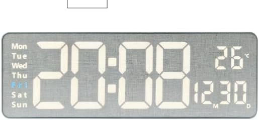 MASHI Digital Wall Clock, Auto-Dimming Wall Clock by MASHI