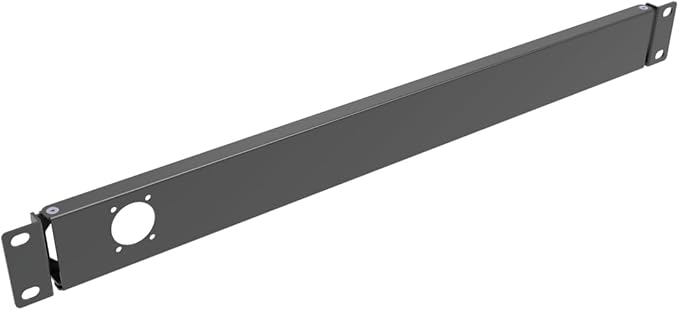 QiaoYoubang 1U Hinged Rack Panel 1D XLR HDMI Audio Rack Mount Panel by Followme