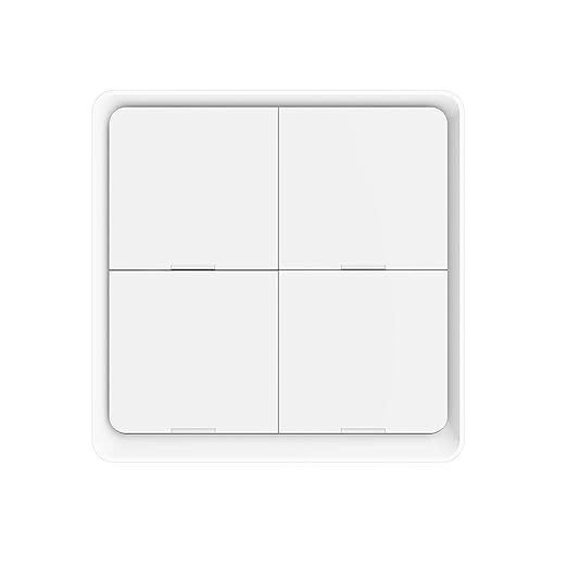 ZigBee Wireless Remote Control Smart Switch Wall Panel Transmitter, Requires by MOES