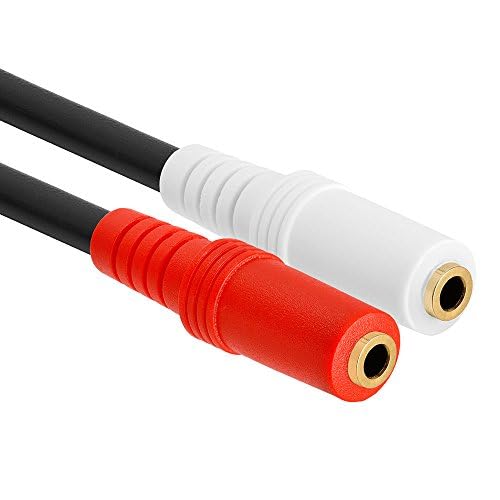 Cmple - 3.5mm Audio Stereo Y Splitter Extension Cable 3.5mm Male to 2 Ports - Image 2