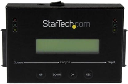 StarTech.com 1:1 Standalone Hard Drive Duplicator & Eraser, SATA HDD / SSD Disk - Image 2