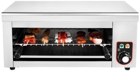 Electric Cheese Melter, 1500W Countertop Salamander Broiler, Commercial by Unknown