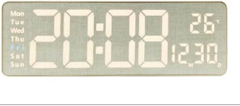 MASHI Digital Wall Clock, Auto-Dimming Wall Clock by MASHI