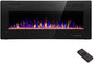 R.W.FLAME 42IN Recessed and Wall Mounted, The Thinnest Fireplace, Low Noise by RWFLAME