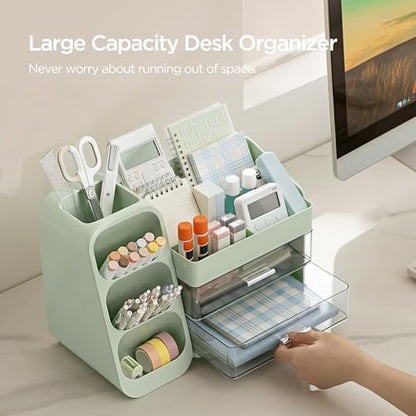 hblife desk organizer with pen pencil holder for shown in use