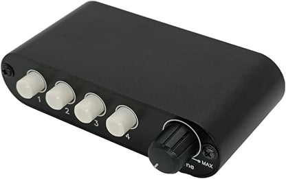 TENEALAY 4-Way 3.5mm Stereo Audio Switch Input Signal Source Switcher Selector - Image 8