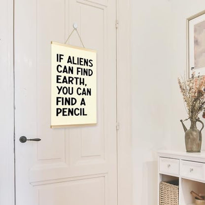 CGBHW Funny Classroom Poster Hanger Frame 12x16 Inch, Middle School Math Classroom Must haves Posters Wall Art Hanging Decor for Middle School Math Classroom Playroom, High School Gift for Teacher Teens Boys Girls