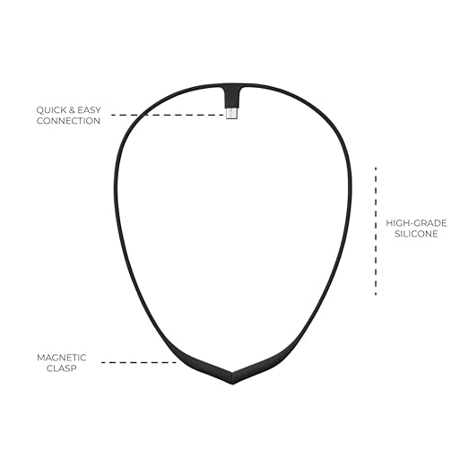 Upright Bundle: GO 2 Posture Corrector & Black Magnetic Necklace - Image 5