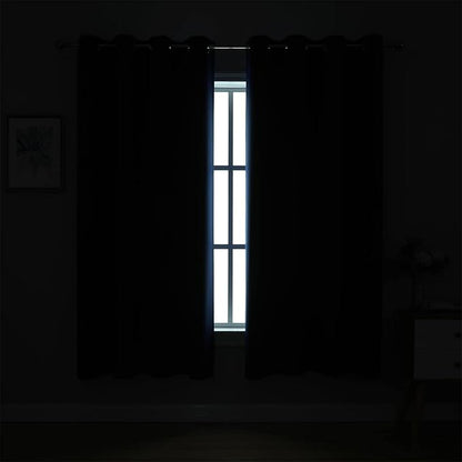 MIUCO Room Darkening Grommet Thermal Insulated Blackout Window Curtains Panels - Image 3