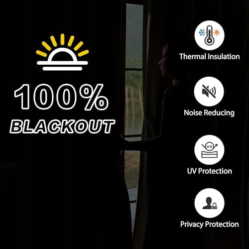 3-in-1 thermal winter room divider curtains total blackout showing dimensions