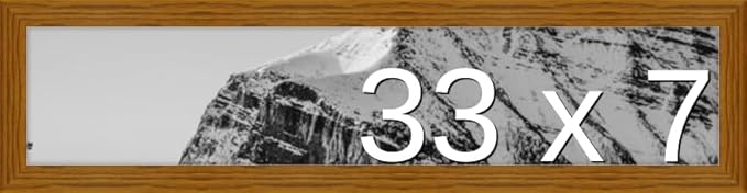 Frame It Easy 33 x 7 Hazel Wood Frame by FrameItEasy