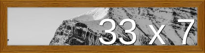 Frame It Easy 33 x 7 Hazel Wood Frame by FrameItEasy