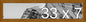 Frame It Easy 33 x 7 Hazel Wood Frame by FrameItEasy