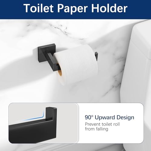gypie bathroom accessories set wall mounted, 5-piece 24in, package contents