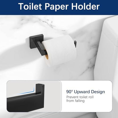 gypie bathroom accessories set wall mounted, 5-piece 24in, package contents