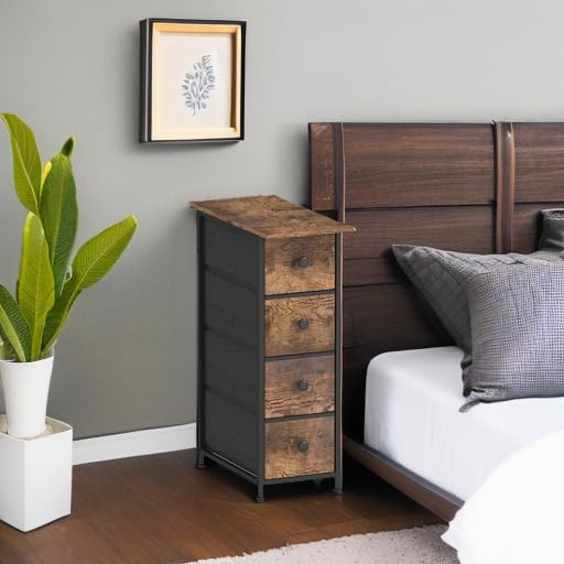 GiftGo Narrow Dresser Vertical Slim Dresser Chest of Drawers Skinny Storage - Image 5