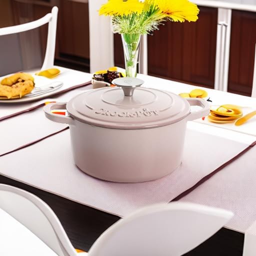 Crock-Pot Artisan Round Enameled Cast Iron Dutch Oven, Pistachio Green - Image 5