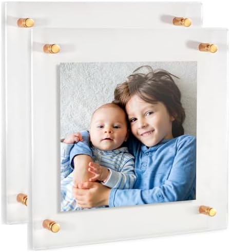 ArtToFrames 26x26 Inch Double Panel Floating Acrylic Picture Frame comes by ArtToFrames