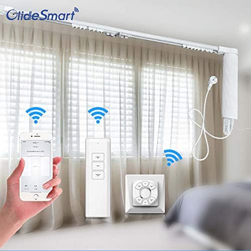 OlideSmart DIY WiFi Smart Automatic Curtain Motor Track System, Automatic - Image 2