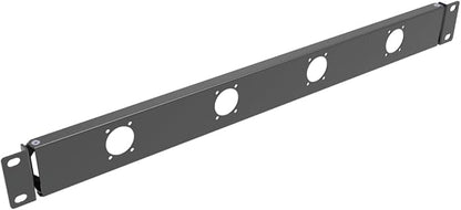 QiaoYoubang 1U Hinged 4D Rack Panel 4 D-Series XLR HDMI Audio Rack Mount Panel by Followme
