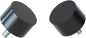 Ivilon End Cap Finials for Curtain Rods of 7/8 and 1 Inch Diameter Color Black