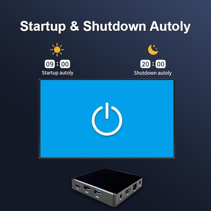 Lunzn Adertising Media Player Box Commercial Display Mate Remote Publish Menu - Image 7