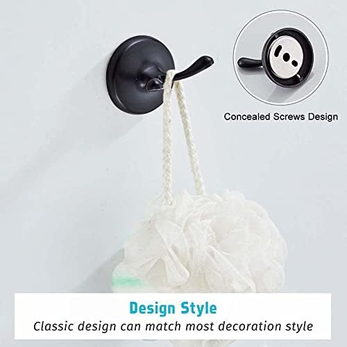 8 piece bathroom accessory set(adjustable towel bar, towel, side view