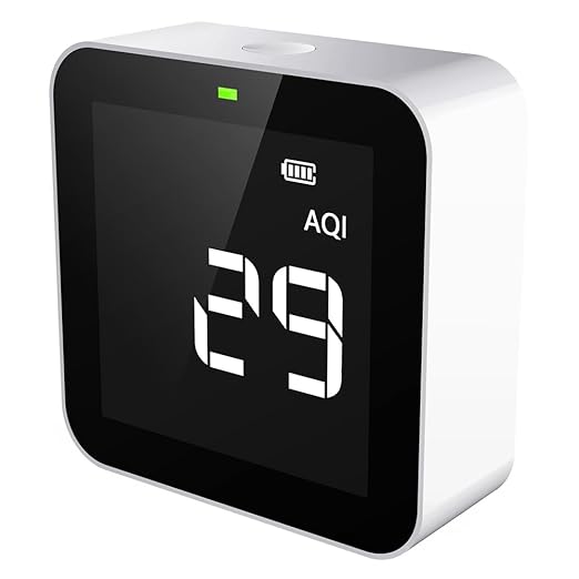 Temtop M10 Air Quality Monitor Indoor Air Quality Tester AQI PM2.5 VOCs by Temtop